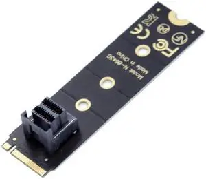 Aomoproing SF-094-BK 22x80mm U.2 Kit SFF-8639 NVME PCIe4.0 SSD Adapter for Mainboard SSD 750 p3600 p3700 M.2 SFF-8643 Mini SAS HD Aomoproing SF-094-BK 22x80mm U.2 Kit SFF-8639 NVME PCIe4.0 SSD Adapter for Mainboard SSD 750 p3600 p3700 M.2 SFF-8643 Mini SAS HD