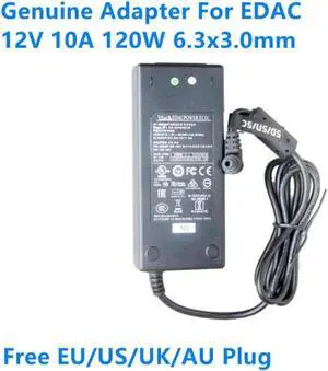 Aomoproing 12V 10A 120W 6.3x3.0mm EDAC EA11011H-120 EA11011H50AC Adapter For Laptop Power Supply Charger Aomoproing 12V 10A 120W 6.3x3.0mm EDAC EA11011H-120 EA11011H50AC Adapter For Laptop Power Supply Charger