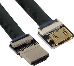 Aomoproing HDMI Male to Mini HDMI Female Extension FPC Flat Cable 1080P for FPV HDTV Multicopter Aerial Photography Aomoproing HDMI Male to Mini HDMI Female Extension FPC Flat Cable 1080P for FPV HDTV Multicopter Aerial Photography