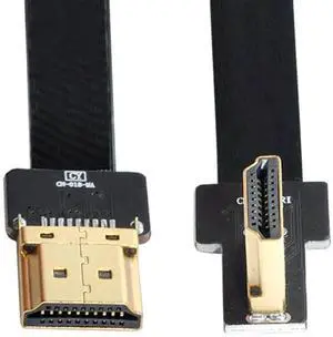 Aomoproing HDMI Type A Male to Male HDTV FPC Flat Cable for FPV HDTV Multicopter Aerial Photography 90 Degree Right Angled 0.2M Aomoproing HDMI Type A Male to Male HDTV FPC Flat Cable for FPV HDTV Multicopter Aerial Photography 90 Degree Right Angled 0.2M