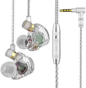 Aomoproing QKZ SK3 Dynamic Headphone HiFi Audio Headphones with Microphone, Line ControlCompatible with Mobile Phones, Computers and Gaming, in-Ear Style Sports MusicHeadphones white Aomoproing QKZ SK3 Dynamic Headphone HiFi Audio Headphones with Microphone, Line ControlCompatible with Mobile Phones, Computers and Gaming, in-Ear Style Sports MusicHeadphones white