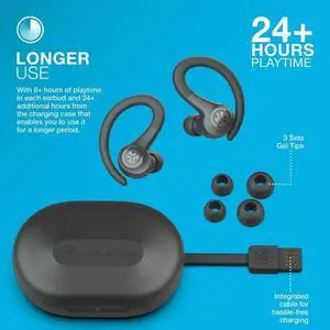 Aomoproing JLab Go Air Sport Bluetooth Earbuds, True Wireless with Charging Case Aomoproing JLab Go Air Sport Bluetooth Earbuds, True Wireless with Charging Case