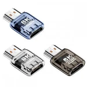 Aomoproing HDMI Male to HDMI 2.1 Female UHD Extension Adapter Extender with Smart LED Light Support 8K 60hz HDTV Aomoproing HDMI Male to HDMI 2.1 Female UHD Extension Adapter Extender with Smart LED Light Support 8K 60hz HDTV