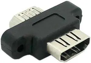 Aomoproing HD-087 HDMI Female To HDMI 1.4 Female Extension Extender Coupler Adapter with Panel Mount Holes Aomoproing HD-087 HDMI Female To HDMI 1.4 Female Extension Extender Coupler Adapter with Panel Mount Holes