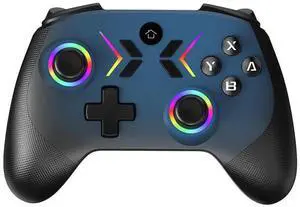 Aomoproing multifunctional controller- with toggle switch, wake-up function and macro programming capab ility - Switch Bluetoothcontroller Titanium blue Aomoproing multifunctional controller- with toggle switch, wake-up function and macro programming capab ility - Switch Bluetoothcontroller Titanium blue