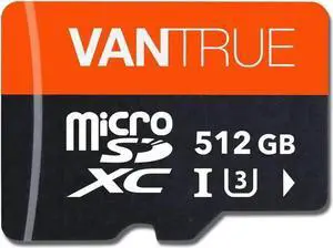 WISDUM 512GB microSDXC UHS-I U3 4K UHD Video High Speed Transfer Monitoring SD Card with Adapter for Dash Cams, Body Cams, Action Camera, Surveillance & Security Cams WISDUM 512GB microSDXC UHS-I U3 4K UHD Video High Speed Transfer Monitoring SD Card with Adapter for Dash Cams, Body Cams, Action Camera, Surveillance & Security Cams