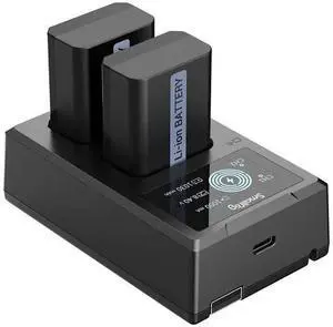 WISDUM SmallRig Camera Battery and Charger Kit for NP-FW50 3818 WISDUM SmallRig Camera Battery and Charger Kit for NP-FW50 3818