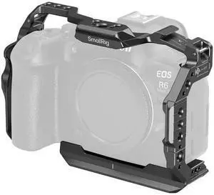 WISDUM SmallRig HawkLock Quick Release Cage for EOS R6 Mark II Camera WISDUM SmallRig HawkLock Quick Release Cage for EOS R6 Mark II Camera