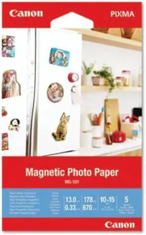 WISDUM MG-101 4 x 6 Magnetic Photo Paper (5 sheets/pkg) WISDUM MG-101 4 x 6 Magnetic Photo Paper (5 sheets/pkg)