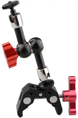 WISDUM CAMVATE 7" Magic Arm Articulating Super Clamp for Camera Monitor Mount WISDUM CAMVATE 7" Magic Arm Articulating Super Clamp for Camera Monitor Mount