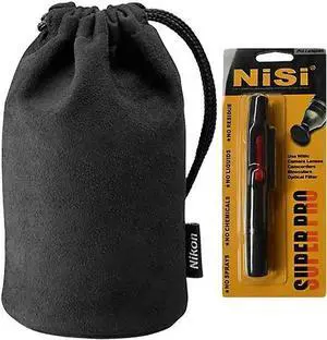 WISDUM CL-0915 Soft Lens Case for 18-70mm DX Nikkor Lens, Black WISDUM CL-0915 Soft Lens Case for 18-70mm DX Nikkor Lens, Black