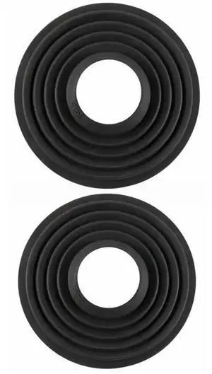 WISDUM Haida Silicone Lens Hood for 50 to 70mm Diameter Lens, Black - With Silicone Lens Hood for 70-to 90mm Diameter Lens, Black WISDUM Haida Silicone Lens Hood for 50 to 70mm Diameter Lens, Black - With Silicone Lens Hood for 70-to 90mm Diameter Lens, Black