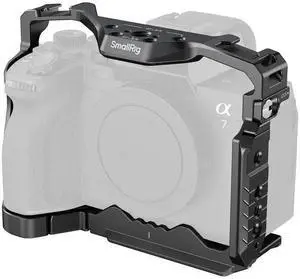 WISDUM SmallRig Cage with Airtag Slot for Alpha 7 V, 7R V, 7 IV, 7S III, 1, 7R IV Cameras, Black WISDUM SmallRig Cage with Airtag Slot for Alpha 7 V, 7R V, 7 IV, 7S III, 1, 7R IV Cameras, Black