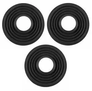 WISDUM Haida Silicone Lens Hood for 70 to 90mm Diameter Lens, Black, 3-Pack WISDUM Haida Silicone Lens Hood for 70 to 90mm Diameter Lens, Black, 3-Pack