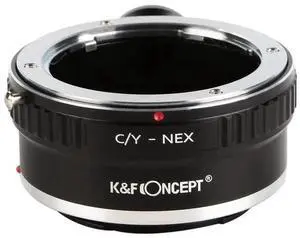 WISDUM K&F Concept High Precision Lens Adapter Mount,C/Y-NEX with Tripod Connector WISDUM K&F Concept High Precision Lens Adapter Mount,C/Y-NEX with Tripod Connector