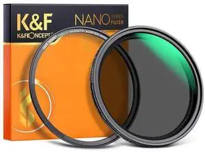 WISDUM K&F Concept 52mm Nano-X ND2-32 1-5 Stop Magnetic Variable Neutral Density Lens Filter WISDUM K&F Concept 52mm Nano-X ND2-32 1-5 Stop Magnetic Variable Neutral Density Lens Filter