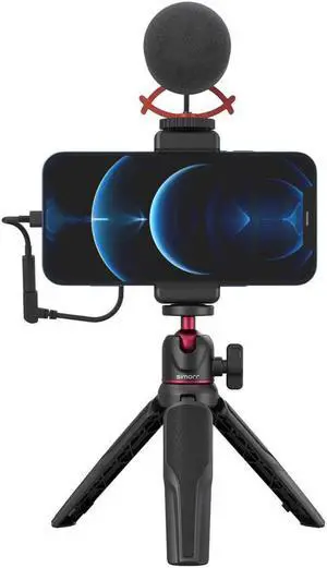 WISDUM SmallRig simorr Vigor VK-40 Vlog Tripod Kit with Wave S1 Lite Microphone WISDUM SmallRig simorr Vigor VK-40 Vlog Tripod Kit with Wave S1 Lite Microphone