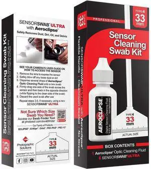 WISDUM Photographic Solutions 33mm Sensor Cleaning Swab Kit (Aeroclipse Solution) WISDUM Photographic Solutions 33mm Sensor Cleaning Swab Kit (Aeroclipse Solution)