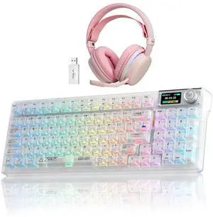 Aula Wireless Keyboard and Headset Combo, Aula F98Pro Wireless Keyboard G7 Wireless Headset Aula Wireless Keyboard and Headset Combo, Aula F98Pro Wireless Keyboard G7 Wireless Headset