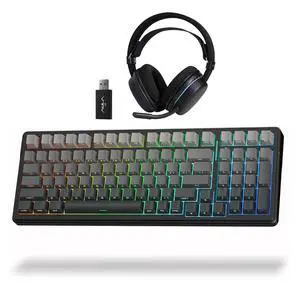 Aula Wireless Keyboard and Headset Combo, Aula F99 Wireless Keyboard G7 Wireless Headset Aula Wireless Keyboard and Headset Combo, Aula F99 Wireless Keyboard G7 Wireless Headset