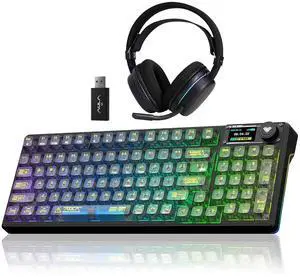 Aula Wireless Keyboard and Headset Combo, Aula F98Pro Wireless Keyboard G7 Wireless Headset Aula Wireless Keyboard and Headset Combo, Aula F98Pro Wireless Keyboard G7 Wireless Headset