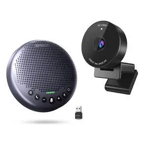 Luna Plus Bluetooth USB Speakerphone + C950 Webcam Luna Plus Bluetooth USB Speakerphone + C950 Webcam