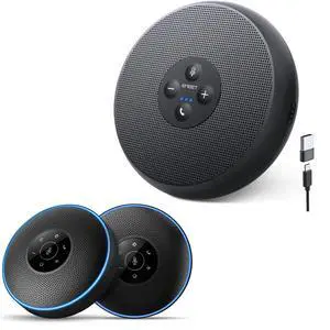 M1A USB Speakerphone 2 AI Mics 360 Voice Pickup USB Type C Plug and Play Noise Reduction Echo Cancellation Computer Speakers with Microphone M1A USB Speakerphone 2 AI Mics 360 Voice Pickup USB Type C Plug and Play Noise Reduction Echo Cancellation Computer Speakers with Microphone