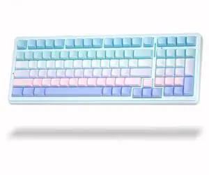 Aula F99 Wireless Mechanical Keyboard, Gasket Hot Swappable, Side Printed PBT Keycaps, RGB Backlit, Creamy Cute Sound Computer Gaming Keyboards, Tri-Mode BT/2.4GHz/USB-C Gaming Keyboard for PC/Tablet Aula F99 Wireless Mechanical Keyboard, Gasket Hot Swappable, Side Printed PBT Keycaps, RGB Backlit, Creamy Cute Sound Computer Gaming Keyboards, Tri-Mode BT/2.4GHz/USB-C Gaming Keyboard for PC/Tablet