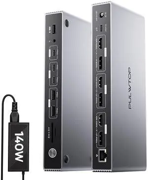 Displaylink Docking Station, USB C DisplayLink Dock Triple Displays for MacBook M1/M2/M3/M4 Windows, 8K/4K@60Hz Displaylink Dock with 3HDMI, 3 Display Port, PD 30W,USB A/C 10Gbps, Ethernet Displaylink Docking Station, USB C DisplayLink Dock Triple Displays for MacBook M1/M2/M3/M4 Windows, 8K/4K@60Hz Displaylink Dock with 3HDMI, 3 Display Port, PD 30W,USB A/C 10Gbps, Ethernet