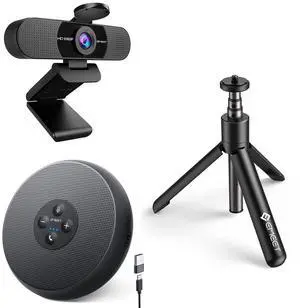 USB Speakerphone M1A & C960Kit Webcam with Tripod USB Speakerphone M1A & C960Kit Webcam with Tripod