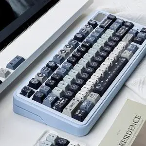 Black Night-Themd Cherry Profile Keycaps,Dye-Sub PBT Keycap Custom Keycaps 120 Keys Full Size Key Set for Cherry MX Switch 61/68/75/84/87/98/104 Mechanical Gaming Keyboard Accessory Decor Black Night-Themd Cherry Profile Keycaps,Dye-Sub PBT Keycap Custom Keycaps 120 Keys Full Size Key Set for Cherry MX Switch 61/68/75/84/87/98/104 Mechanical Gaming Keyboard Accessory Decor