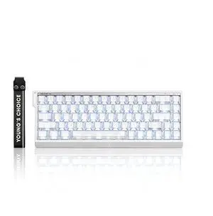 MCHOSE Ace 68 V2 Rapid Trigger Gaming Keyboard, 65% Hall Effect Magnetic Switch 0.001mm Adjustable Actuation 8K Polling Rate RGB Backlit Wired Mechanical Keyboard for PC Gamers (Transparent) MCHOSE Ace 68 V2 Rapid Trigger Gaming Keyboard, 65% Hall Effect Magnetic Switch 0.001mm Adjustable Actuation 8K Polling Rate RGB Backlit Wired Mechanical Keyboard for PC Gamers (Transparent)