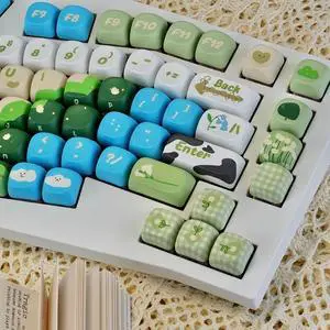MOA Profile Dairy-Farm Cow Keycaps,Cute Animal PBT Dye-Sublimation Cutsom Keycap 130 Keys Kawaii Keycaps Set for 60%/65%/75%/80%/100% Mechanical Gaming Keyboard DIY Accessories MOA Profile Dairy-Farm Cow Keycaps,Cute Animal PBT Dye-Sublimation Cutsom Keycap 130 Keys Kawaii Keycaps Set for 60%/65%/75%/80%/100% Mechanical Gaming Keyboard DIY Accessories