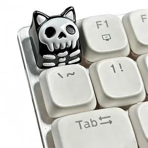 Halloween Keyboard Keycaps,Novelty ESC Keycaps Custom Artisan Resin Keycap Cherry MX Switches Mechanical Gaming Keyboard Personalized R4 Keys Replacement (Skeleton) Halloween Keyboard Keycaps,Novelty ESC Keycaps Custom Artisan Resin Keycap Cherry MX Switches Mechanical Gaming Keyboard Personalized R4 Keys Replacement (Skeleton)