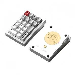 Stars21 Mechanical Number Pad,VIA/QMK Programmable Macro Numpad Aluminum CNC Gasket Hot Swappable Wireless Numeric Keypad BT5.0/2.4Ghz/USB-C RGB Gaming Keypad Kit for Laptop/PC (Silver5) Stars21 Mechanical Number Pad,VIA/QMK Programmable Macro Numpad Aluminum CNC Gasket Hot Swappable Wireless Numeric Keypad BT5.0/2.4Ghz/USB-C RGB Gaming Keypad Kit for Laptop/PC (Silver5)