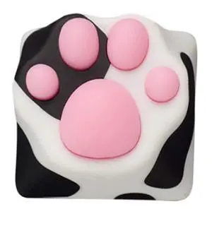 ZOMOPLUS Cute Keycaps,Novelty Cat-Claws ESC Keycap 3D Model Catpaw Custom Key Caps for Cherry MX Switches Mechanical Gaming Keyboard OEM Profile Keycap (Cow) ZOMOPLUS Cute Keycaps,Novelty Cat-Claws ESC Keycap 3D Model Catpaw Custom Key Caps for Cherry MX Switches Mechanical Gaming Keyboard OEM Profile Keycap (Cow)