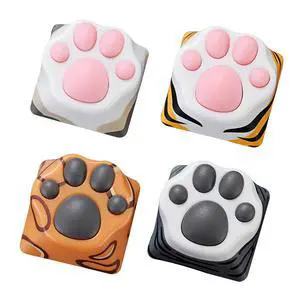 ZOMOPLUS Cute Keycaps,Novelty Cat-Claws ESC Keycap 3D Model Catpaw Custom Key Caps for Cherry MX Switches Mechanical Gaming Keyboard OEM Profile Keycap (4PCS-B) ZOMOPLUS Cute Keycaps,Novelty Cat-Claws ESC Keycap 3D Model Catpaw Custom Key Caps for Cherry MX Switches Mechanical Gaming Keyboard OEM Profile Keycap (4PCS-B)