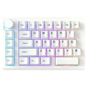 HE33 Rapid Trigger Gaming Keyboard,Hall Effect Magnetic Switch One Handed Hot Swap RGB Wired Mechanical Keyboard with Knob,Adjustable Actuation, 8K Hz Polling Rate Macro Keypad for E-Sports Game HE33 Rapid Trigger Gaming Keyboard,Hall Effect Magnetic Switch One Handed Hot Swap RGB Wired Mechanical Keyboard with Knob,Adjustable Actuation, 8K Hz Polling Rate Macro Keypad for E-Sports Game