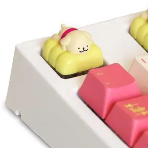 Cute Dog Keycaps,Kawaii Artisan Keycaps Resin ESC Key Custom Keyboard Caps Handmade Cartoon Single Keycap for Cherry MX Switch Mechanical Gaming Keyboard Replacement Key (Yellow) Cute Dog Keycaps,Kawaii Artisan Keycaps Resin ESC Key Custom Keyboard Caps Handmade Cartoon Single Keycap for Cherry MX Switch Mechanical Gaming Keyboard Replacement Key (Yellow)
