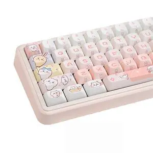 Cute Keycaps,PBT Dye-Sub Kawaii Japanese Anime Keycaps Creamy Custom Keycap Set 150 Keys Full Size Key Caps for Cherry MX Switches Mechanical Keyboard MOC Profile Keycap (Pink) Cute Keycaps,PBT Dye-Sub Kawaii Japanese Anime Keycaps Creamy Custom Keycap Set 150 Keys Full Size Key Caps for Cherry MX Switches Mechanical Keyboard MOC Profile Keycap (Pink)