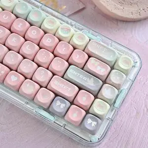 Cute MOA Keycaps,Creamy Watermelon Gradient Pink Keycaps Dye Sub PBT Keycap Custom 133 Keys Full Size Keycap Set for Cherry MX Switch 100% 75% 60% Mechanical Gaming Keyboard (watermelon-133keys) Cute MOA Keycaps,Creamy Watermelon Gradient Pink Keycaps Dye Sub PBT Keycap Custom 133 Keys Full Size Keycap Set for Cherry MX Switch 100% 75% 60% Mechanical Gaming Keyboard (watermelon-133keys)