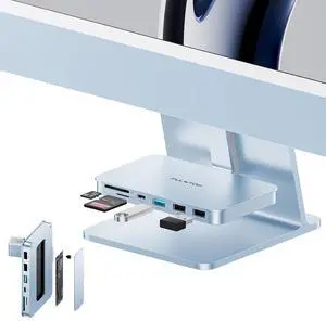 iMac Accessories for iMac24 inch 2021/2023/2024, iMac Hub with M.2 NVMe SSD Enclosure,i-Mac USB C Hub USB A/C 10Gbps,SD/TF,i-Mac USB Adapter for iMac24 M1/M3/M4 or Studio Display 27 inch-Blue iMac Accessories for iMac24 inch 2021/2023/2024, iMac Hub with M.2 NVMe SSD Enclosure,i-Mac USB C Hub USB A/C 10Gbps,SD/TF,i-Mac USB Adapter for iMac24 M1/M3/M4 or Studio Display 27 inch-Blue