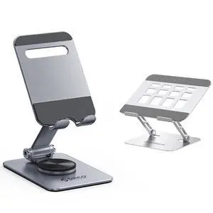 Ergonomic Laptop Stand for Desk and Aluminum Phone Stand for Desk Bundle Ergonomic Laptop Stand for Desk and Aluminum Phone Stand for Desk Bundle