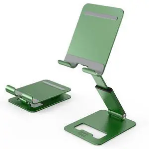 Phone Stand, Extendable & Foldable Mobile Phone Stand, Angle/Height Adjustable Phone Holder Compatible with iPhone 17 16 15 14 Pro Max and More 4.7"-7.9" Phones-Gold (Green) Phone Stand, Extendable & Foldable Mobile Phone Stand, Angle/Height Adjustable Phone Holder Compatible with iPhone 17 16 15 14 Pro Max and More 4.7"-7.9" Phones-Gold (Green)