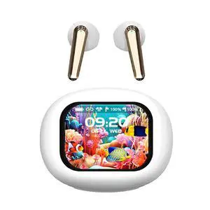 Smart Earbuds True Wireless Bluetooth 5.4 with Touch Screen Case Motion Sensing TWS Sport Workout Running Gym Earbuds in Ear Headphones Blue Tooth Ear Buds with Locator for iPhones Android Smart Earbuds True Wireless Bluetooth 5.4 with Touch Screen Case Motion Sensing TWS Sport Workout Running Gym Earbuds in Ear Headphones Blue Tooth Ear Buds with Locator for iPhones Android