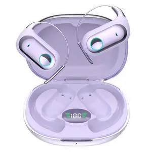 Wireless Bluetooth Open Ear Earbuds Over The Ear Open Ear Headphones Bone Air Conduction Earbuds that Don't Go in Your Ear with Over Ear Hooks Out of Ear Headphones Wireless Bluetooth Open Ear Earbuds Over The Ear Open Ear Headphones Bone Air Conduction Earbuds that Don't Go in Your Ear with Over Ear Hooks Out of Ear Headphones