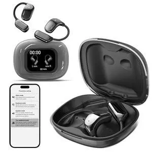 Over The Ear Language Translator Earbuds AI Headphones Live Language Translation Earbuds Real Time Open Ear Buds Headphones Wireless Bluetooth Touch Screen Translate Translating Earbuds Over The Ear Language Translator Earbuds AI Headphones Live Language Translation Earbuds Real Time Open Ear Buds Headphones Wireless Bluetooth Touch Screen Translate Translating Earbuds