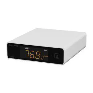 Topping E50 II DAC AK4497S DSD512 PCM768kHz BT Supported USB Decoder with Remote Control (White) Topping E50 II DAC AK4497S DSD512 PCM768kHz BT Supported USB Decoder with Remote Control (White)