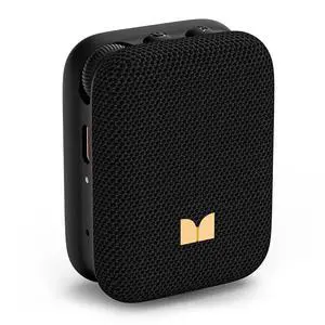 Monster Blaster Atom Wearable Bluetooth Speaker with Mics for Hands Free Calls, IPX5 Waterproof, Compact and Portable Speaker Black. Monster Blaster Atom Wearable Bluetooth Speaker with Mics for Hands Free Calls, IPX5 Waterproof, Compact and Portable Speaker Black.
