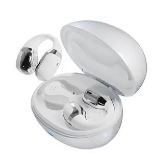 Open Ear Clip On Earbuds, Bluetooth 5.4 Wireless Headphones IP65 Waterproof Lightweight 16H Playtime Touch Control Earphones Comfort Design for Small Ears&Glasses Open Ear Clip On Earbuds, Bluetooth 5.4 Wireless Headphones IP65 Waterproof Lightweight 16H Playtime Touch Control Earphones Comfort Design for Small Ears&Glasses